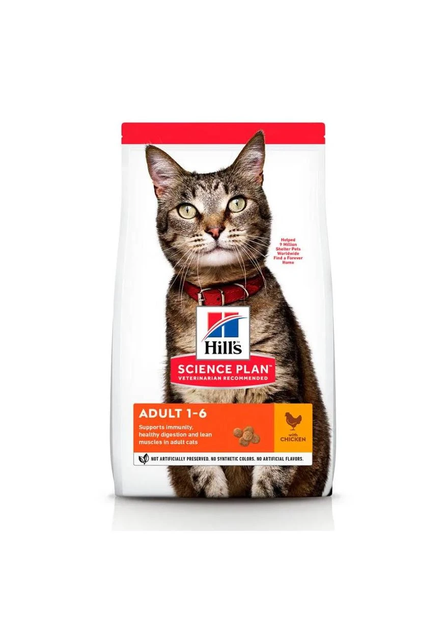 Сухий корм для кішок Science Plan Feline Adult Chicken з куркою 10 кг (052742024417) Hill's (307981300)