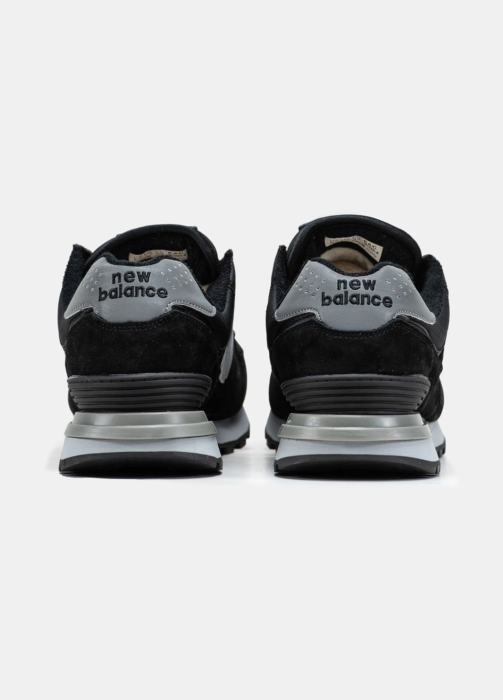 Чорні Зимовий кросівки зимові чоловічі New Balance 579 x Stone Island black fur | Нью Беланс 574 з хутром