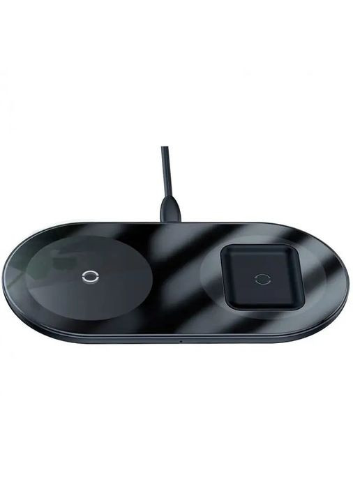 Зарядное устройство Simple 2in-1 Wireless Charger 18W Max (WXJK-01) черный Baseus (308797734)