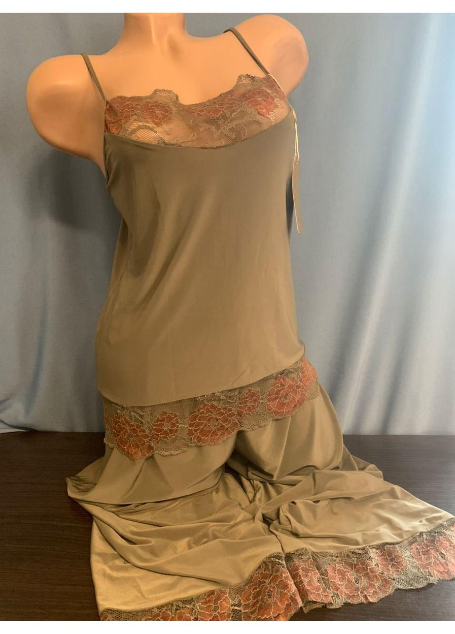 Оливкова всесезон піжама “кюлоти” від lady di No Brand