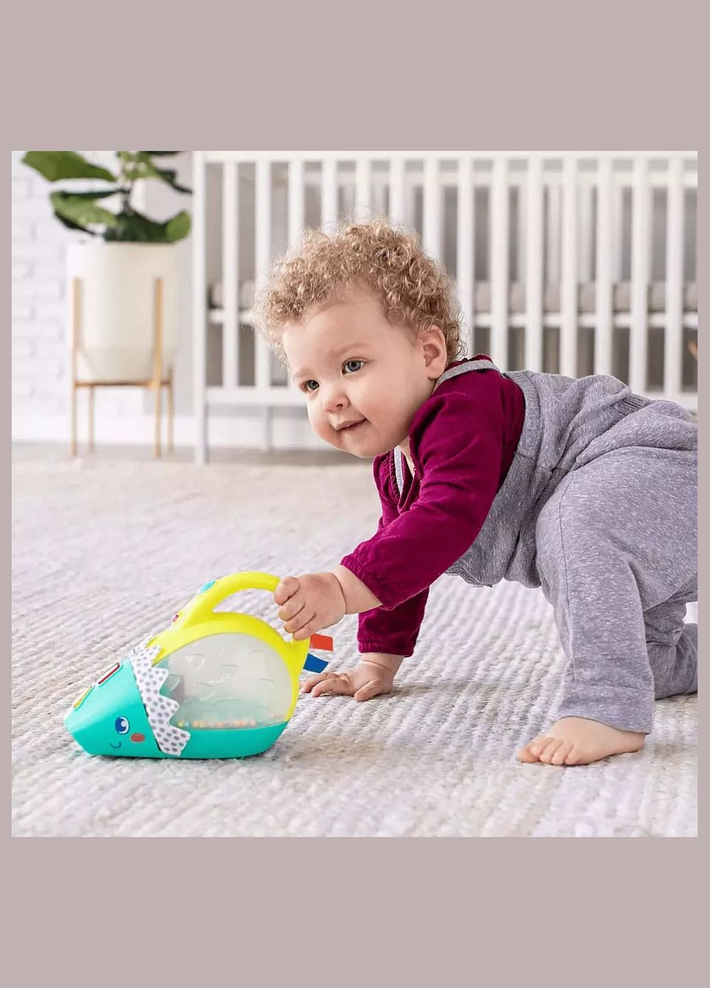 Игрушка развивающая Ёжик-пылесос музыкальный (307015) Infantino (330057622)