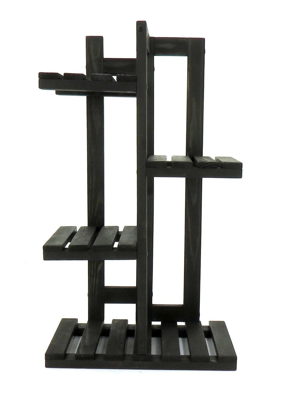 Подставка для цветов из дерева Келуш 3 венге (ЦВТ-306012) No Brand (328226738)