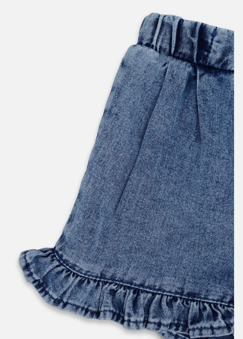 Шорти джинсові для дівчинки колір синій ЦБ-00249597 West (292848840)