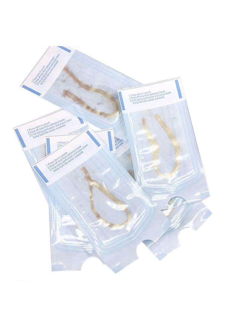 Колагенові золоті нитки з вітамінами С і Е для підтяжки овалу обличчя Gold (12 шт) No Brand (332184432)