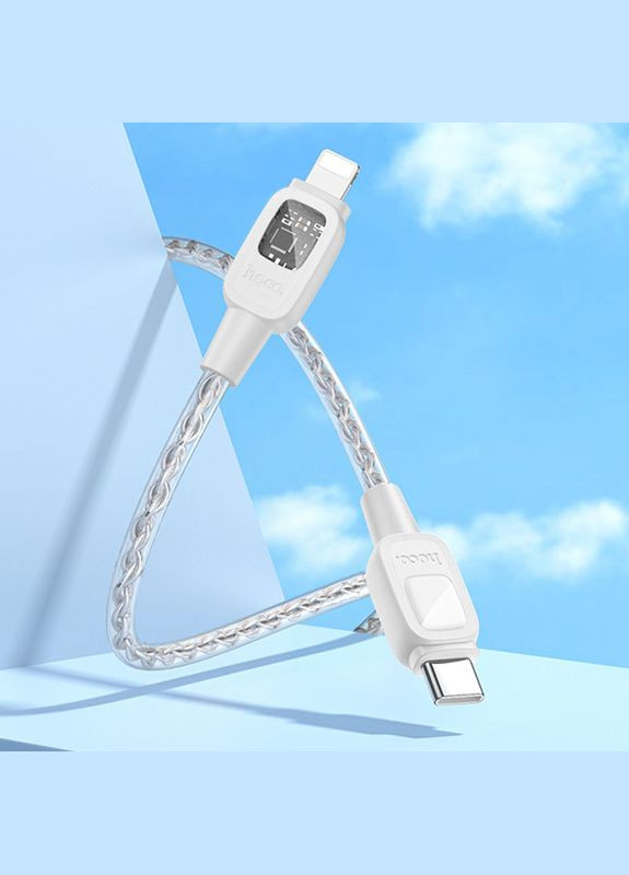 Кабель для зарядки Lightning Type-C для iphone/проволока, шнур тайп си на лайтнинг зарядный кабель для айфона Hoco (356095733)