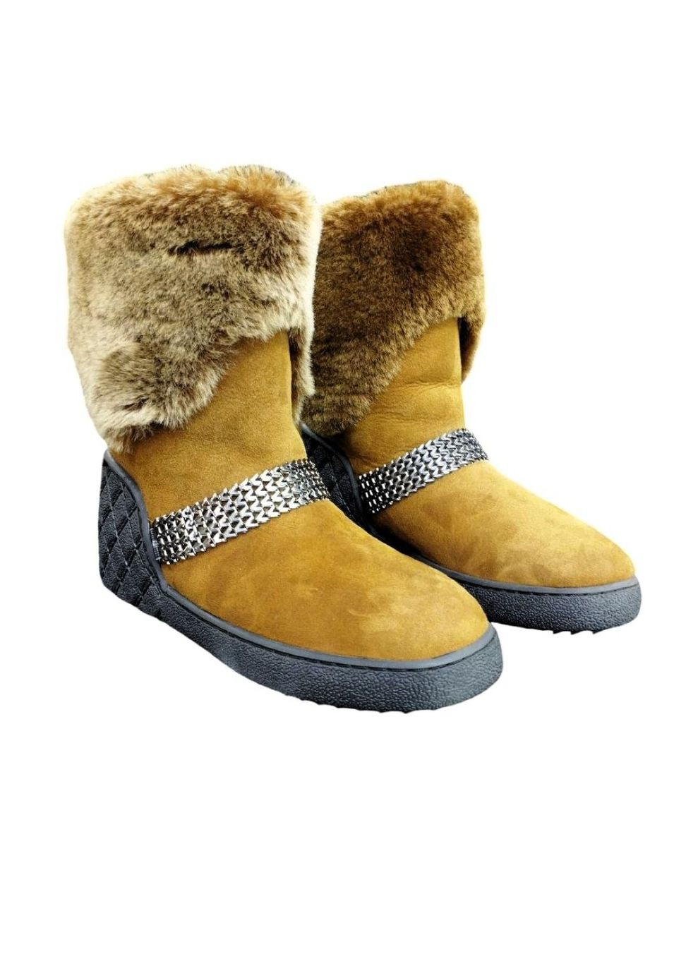 Зимові жіночі високі чоботи 37 (23,5 см) на цигейки Sherlock Soon (311504201)