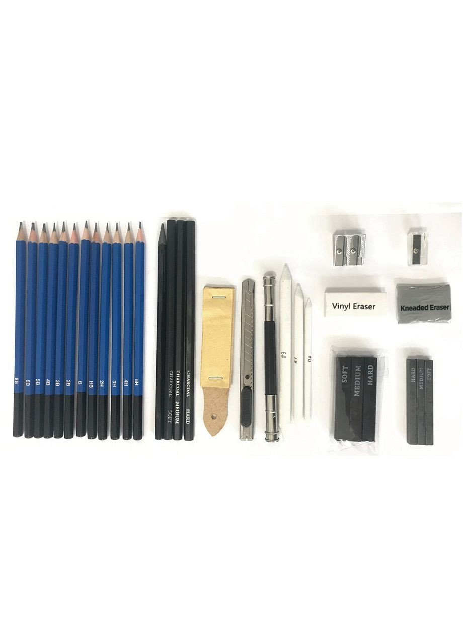 Профессиональный набор для рисования эскизов (33 предмета) Worison (322635019)