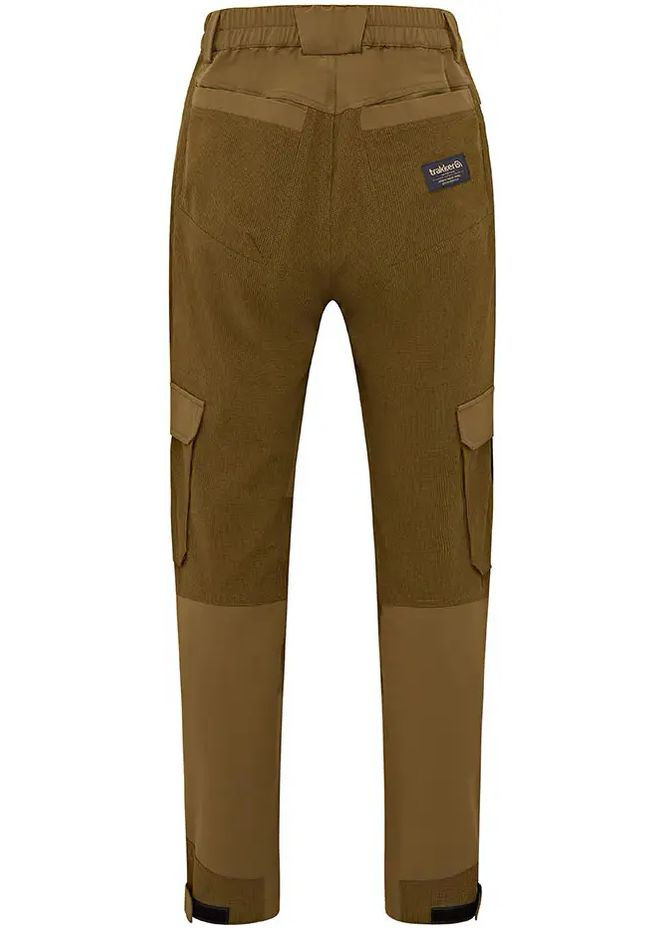 Коричневые демисезонные брюки No Brand