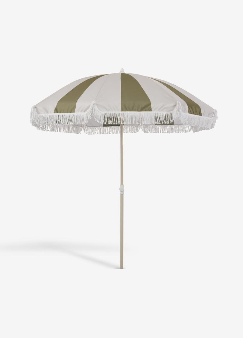 Зонтик для сада 200х226 см полиэстер/полипропилен/сталь оливковый No Brand (294653063)