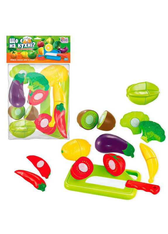 Набір Овочі на липучках “Що є на кухні?” 65276 4FUN Game Club (315479359)