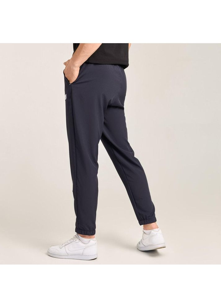 Темно-синие спортивные, повседневный, кэжуал демисезонные джоггеры брюки Vakko