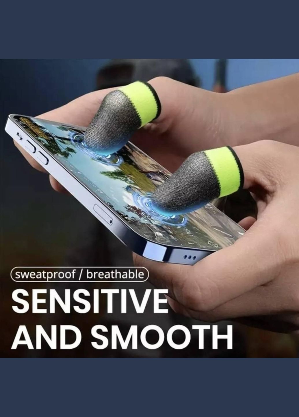 Напальчники геймерські (шкарпетки) для ігор сенсорні (Pubg mobile/COD/Free fire) 10 шт CHOICE (318453725)