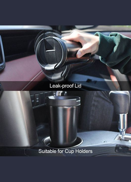 Термокружка 500мл, автокружка - термос для чая, кофе Star глянцевый графит More (317253918)