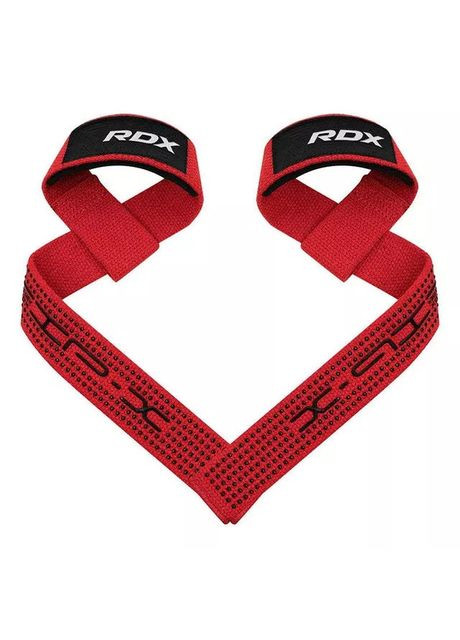 Лямки для тяги S4 Gym Cotton Gel Straps Red Plus RDX (315934861)