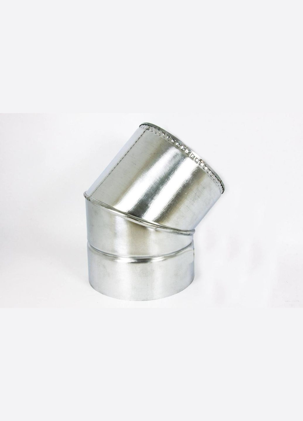 Коліно для димоходу утеплене діаметр 250/320мм нерж/оцинк 45гр 0,8мм (сендвіч) AISI 304 Комінвент (317295792)