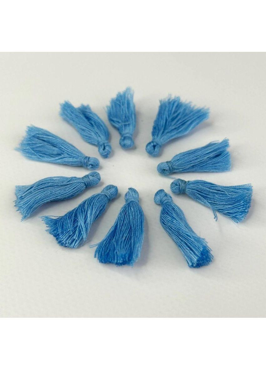 Шовкові китиці для декору 30 мм - блакитний Plus-plus (354798204)