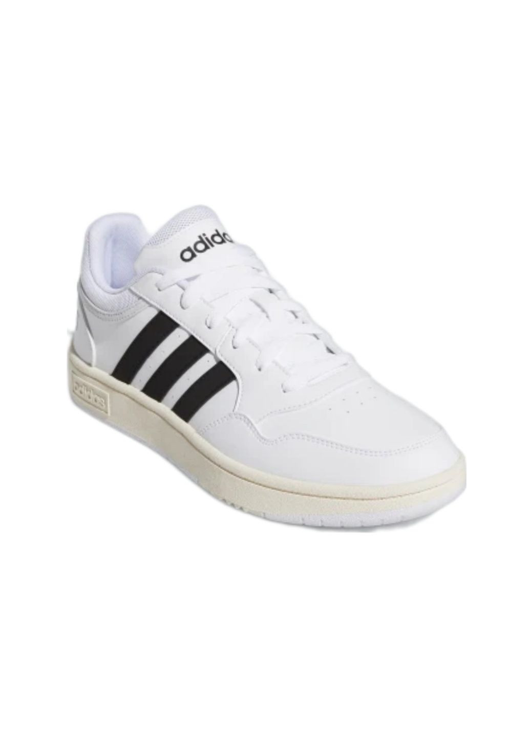 Білі всесезон кросівки hoops 3.0 low classic vintage adidas