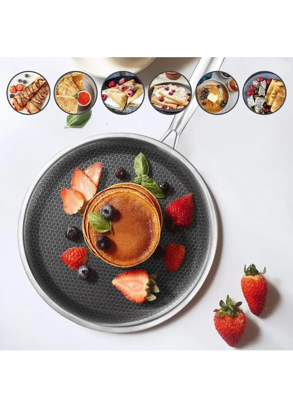 Сковорода для млинців BH-4200-20 20 см срібляста Bohmann (349220816)