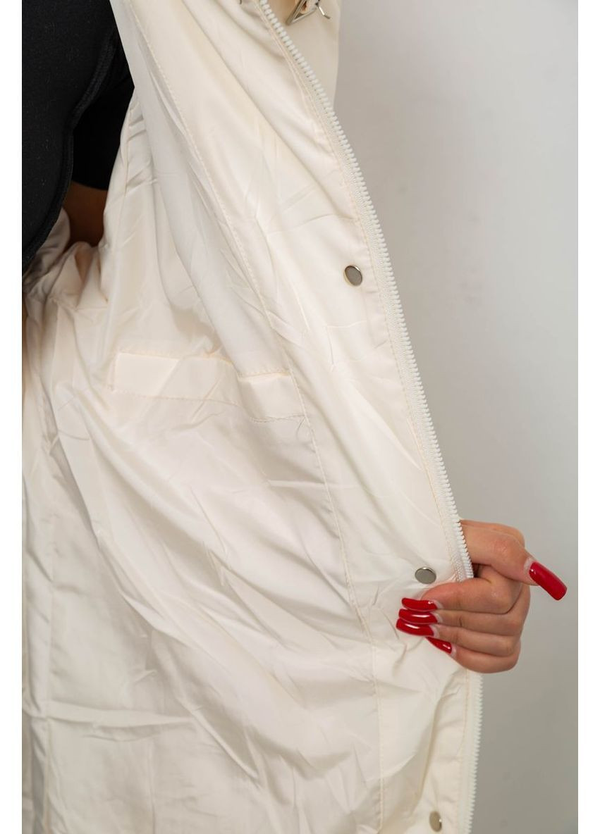 Молочна зимня куртка жіноча зимова Ager 244R5609