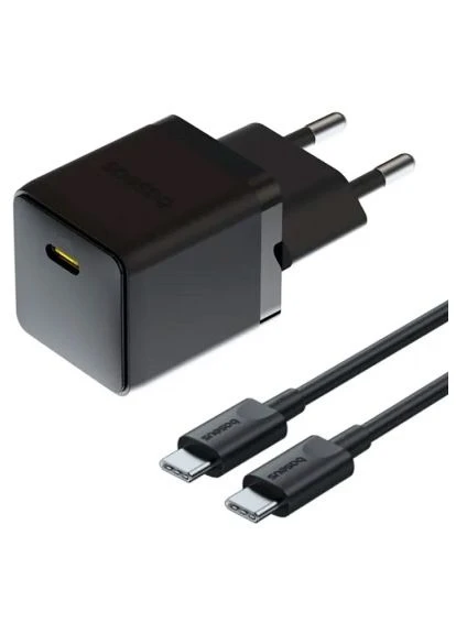 Зарядний пристрій Palm Fast Charger 1C 20W + Cable 1.0m Type-C 60W black (P10111602113-01) Baseus (396863440)