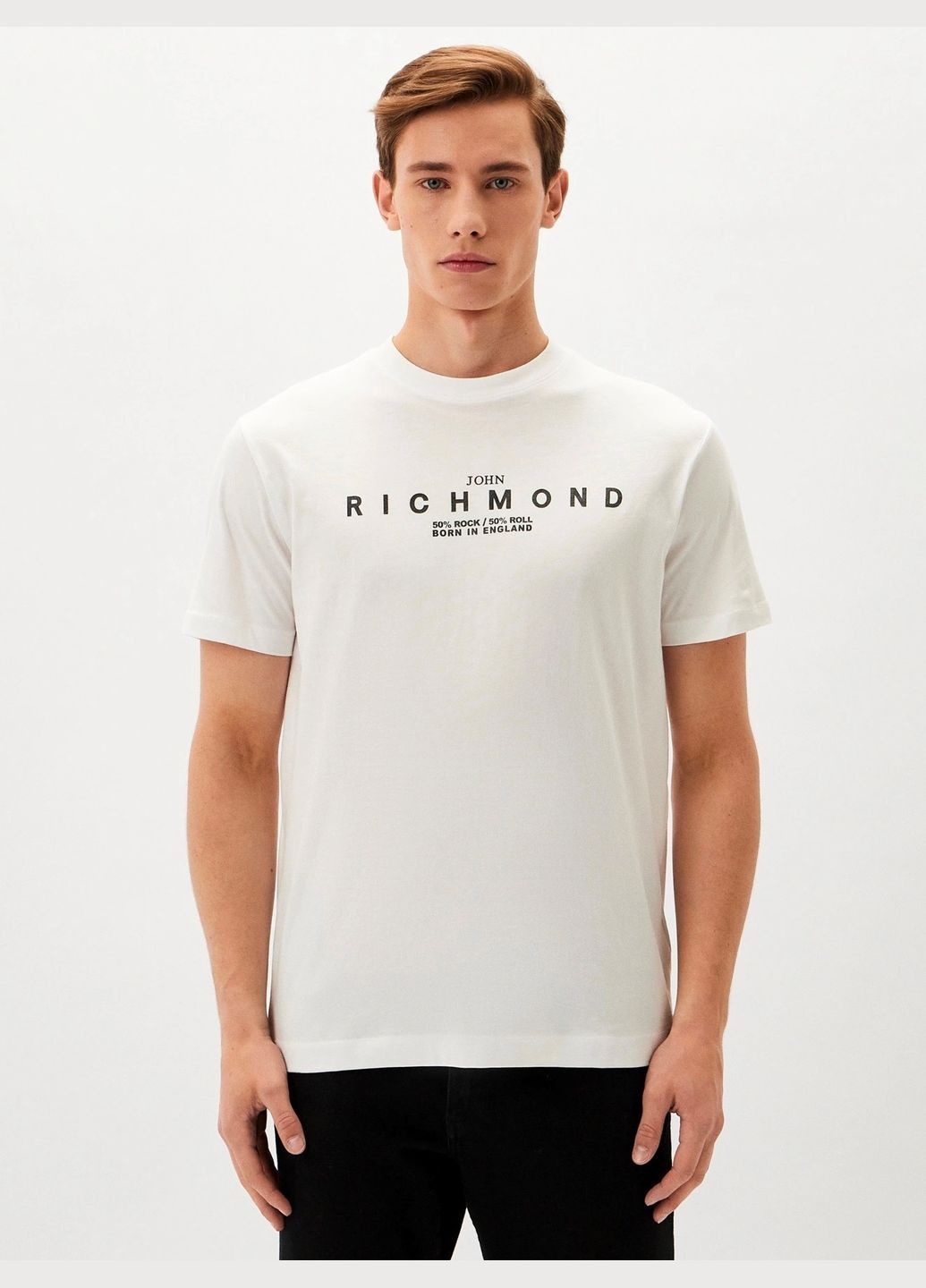 Белая футболка John Richmond