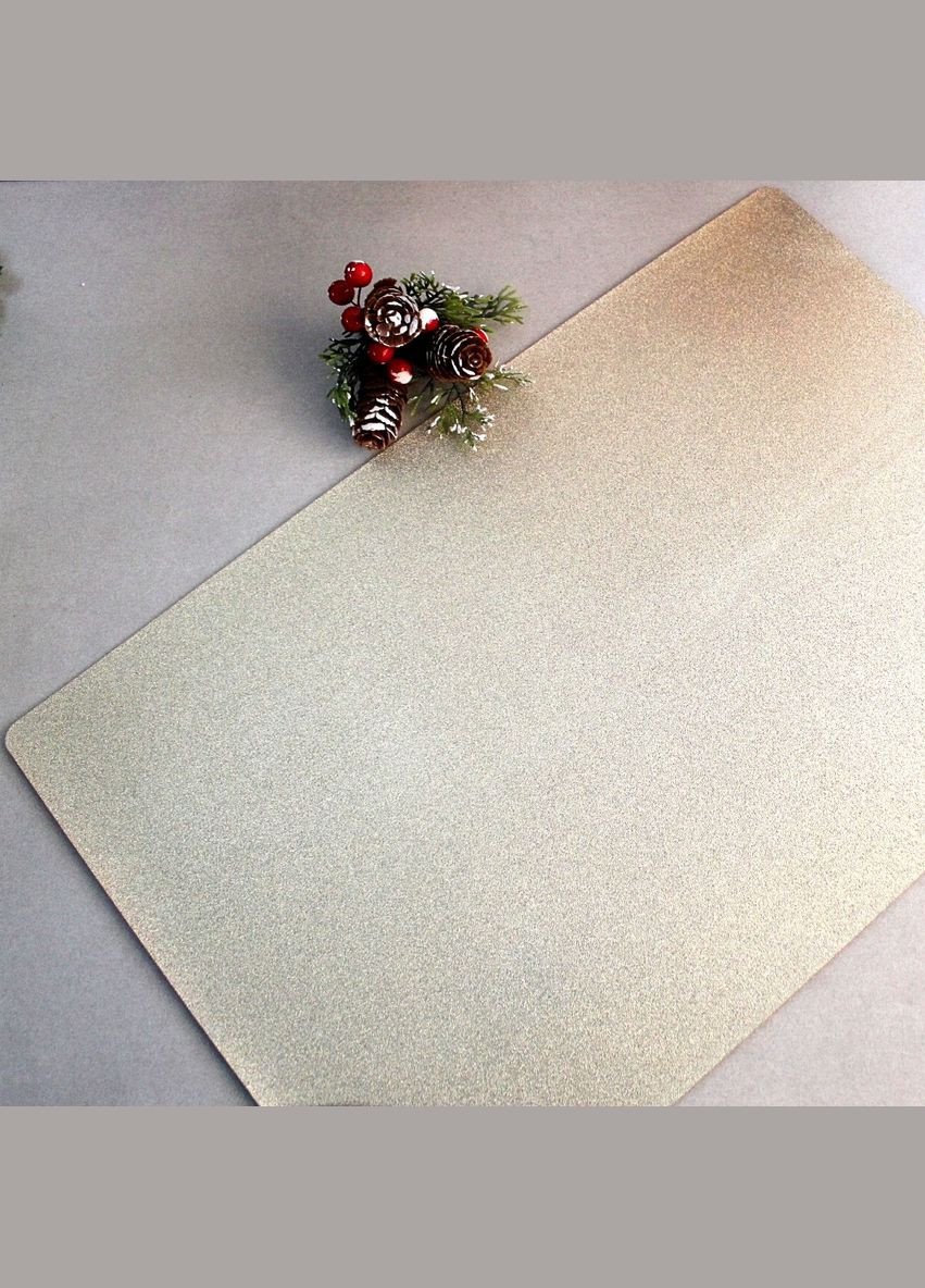 Новогодняя салфетка двухсторонняя Санта с блёстками 30*45 см НЕПРОМОКАЕМАЯ Hell (303210266)