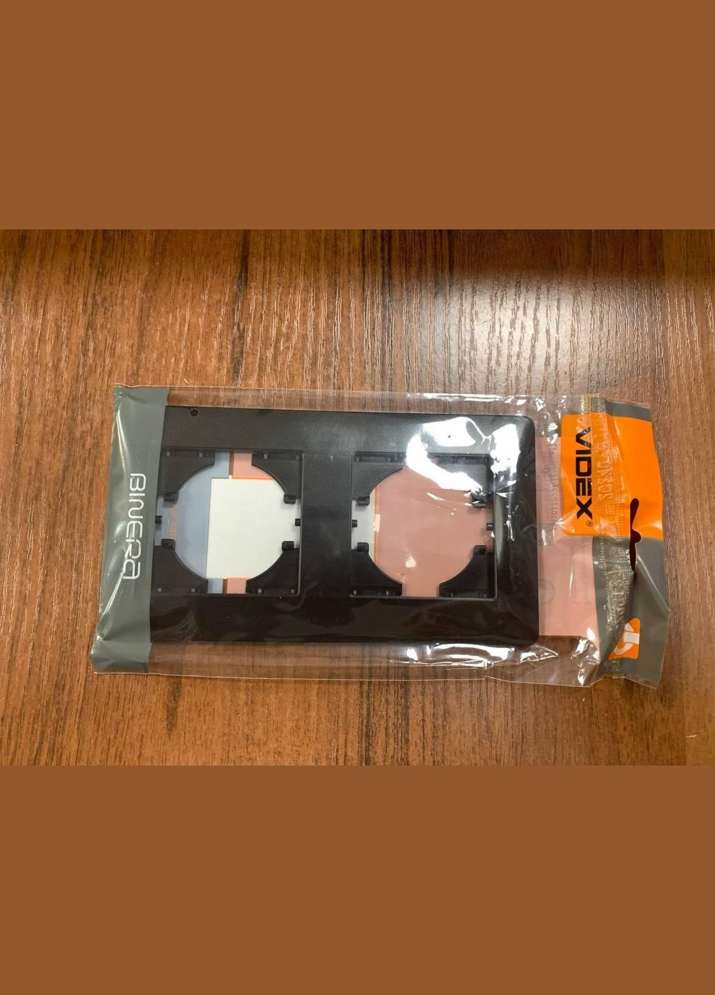 Рамка BINERA черный графит 2 места Videx (355267834)