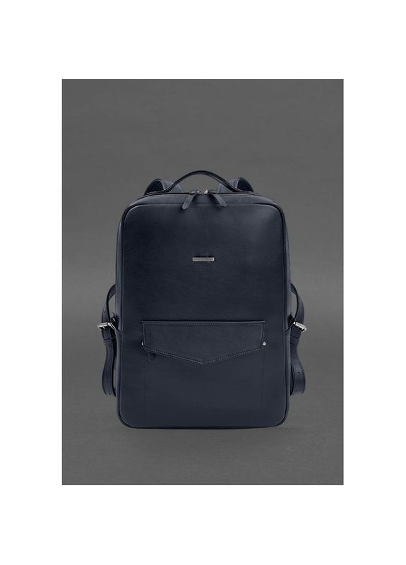 Рюкзак для ноутбука жіночий шкіряний Cooper maxi синій BlankNote (301871546)