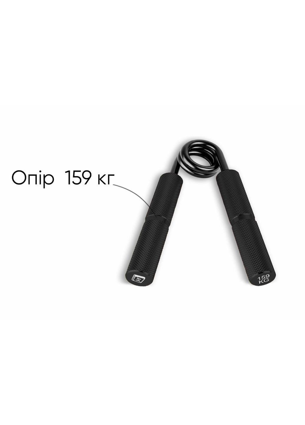 Кистьовий еспандер Hand Grip PRO 159 кг чорний (350 lb) EasyFit (360753564)