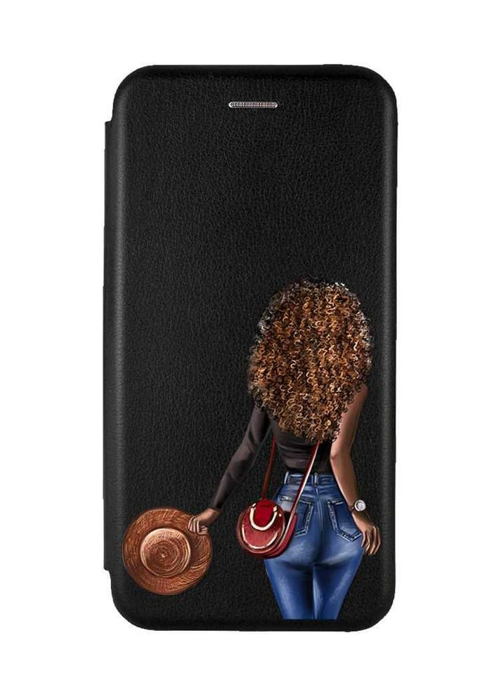 Чехол-книжка с рисунком на Motorola Moto G54 Девушка-мулатка (принт 10) Creative (355388282)