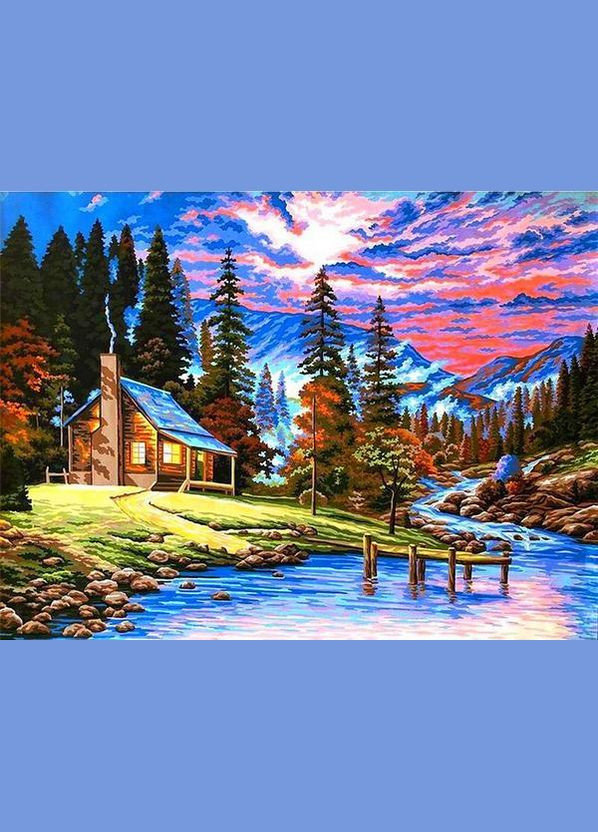 VK 231 Сонячний янгол з кульбабою Картина за номерами на полотні 40x30 см Babylon (299723362)