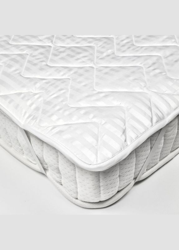 Наматрацник із силіконізованого волокна в мікрофібрі, з гумками по кутам, 200x200см Iglen (305687375)