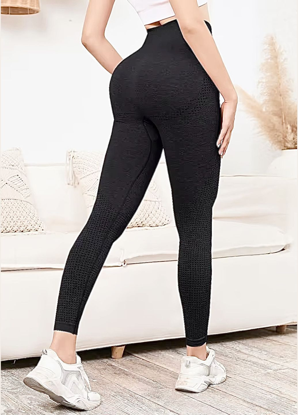 Спортивні легінси (лосини) без пуш-ап ефекту No Brand (323139434)