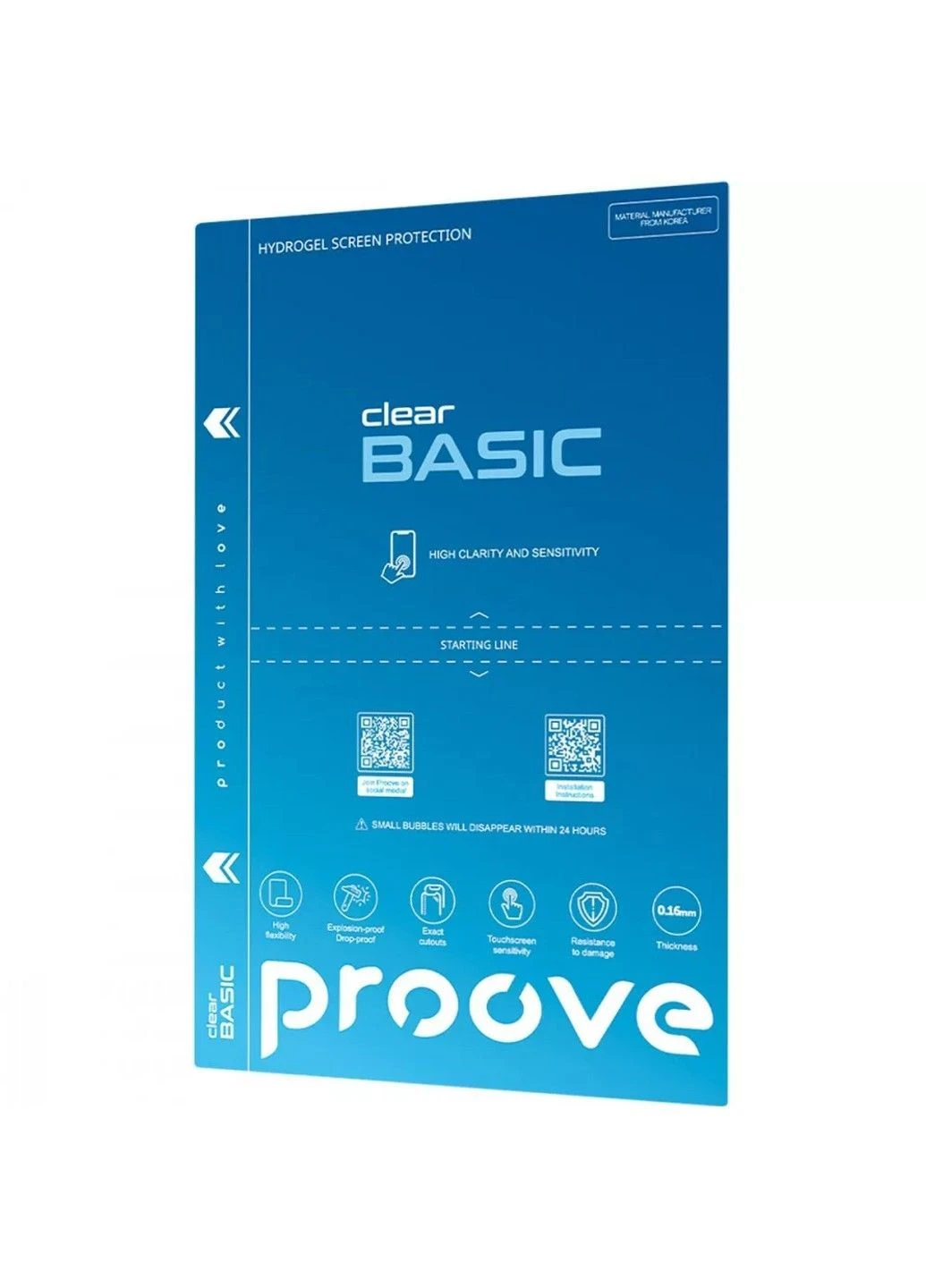 Защитная гидрогелевая пленка Hydrogel Screen Protection BASIC (matte) для RedMi S2 Proove (387745692)