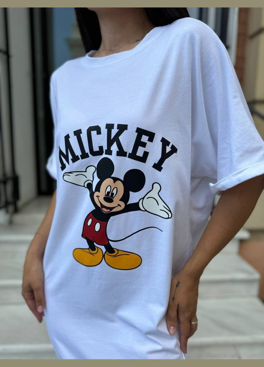 Белое повседневный женское платье-футболка платье-футболка Гермес мультикам