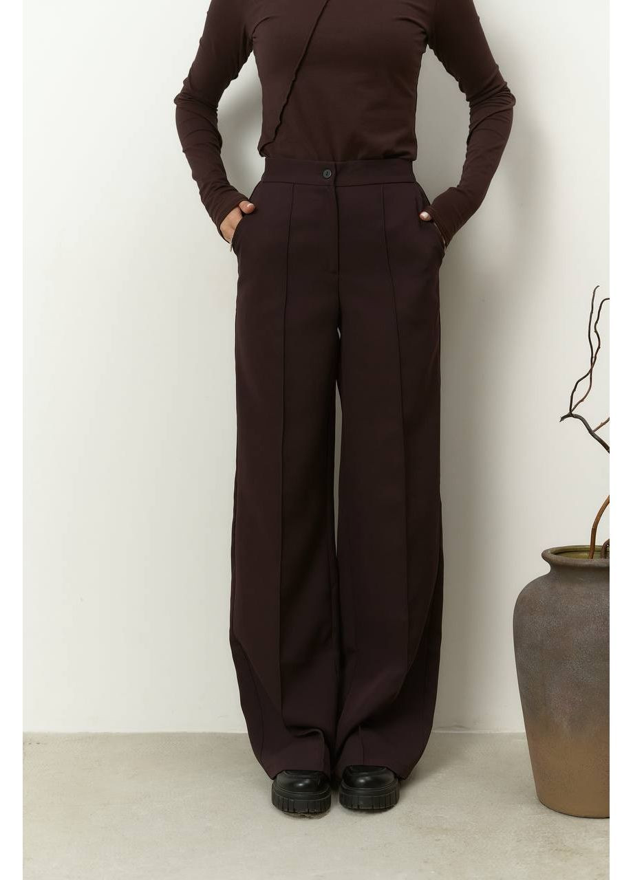 Классические женские брюки с высокой посадкой. MonCher (363263640)