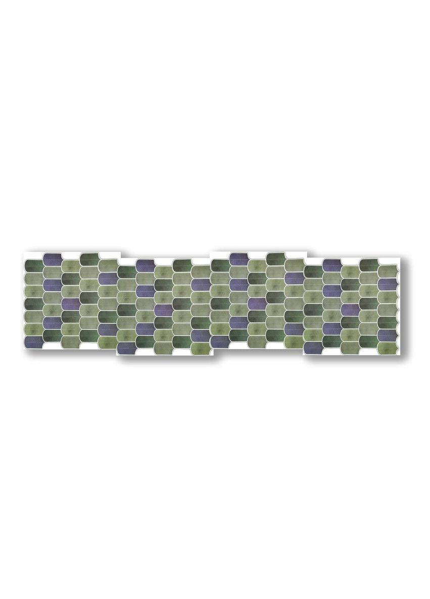 Самоклеюча поліуретанова плитка сіро-фіолетова мозаїка 305х305х1мм SW-00001194 Sticker Wall (278314562)