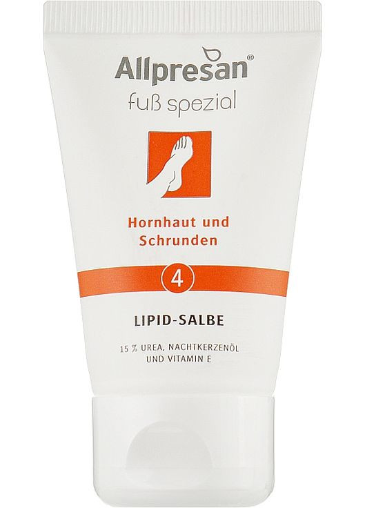 Липидная мазь для мозолистой и потрескавшейся кожи ног №4 Foot Special 4 500ml (838762-31020877) Allpresan (368662928)