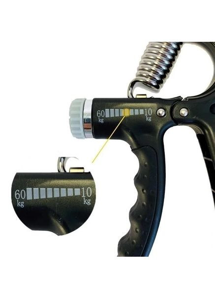 Эспандер пружинный кистевой 10-60 кг с регулируемой нагрузкой, эспандер кистевой No Brand (361669527)
