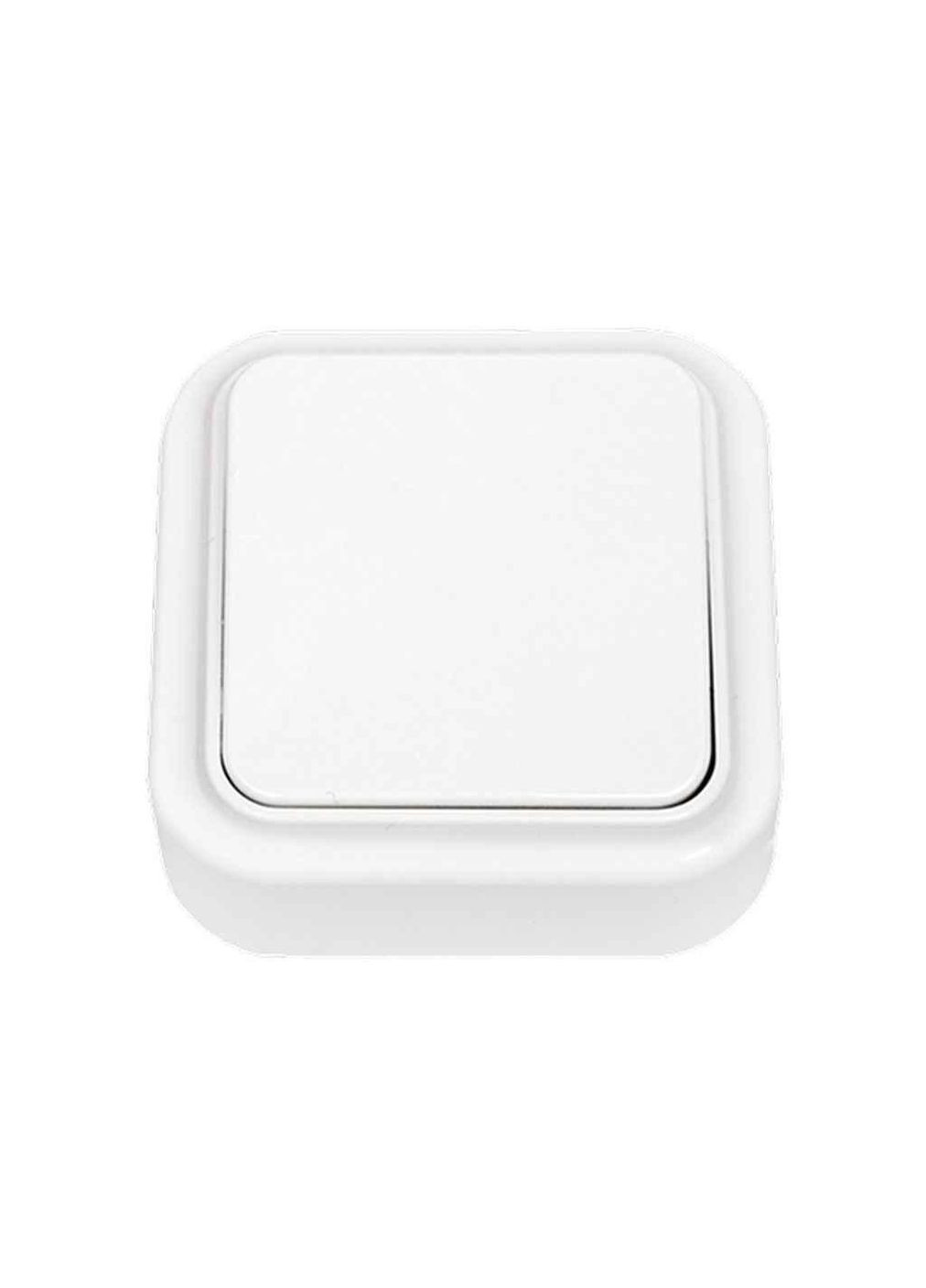 Вімікач 1 кл. Білий Aurora зовнішній ТМ GiSelt (340285471)