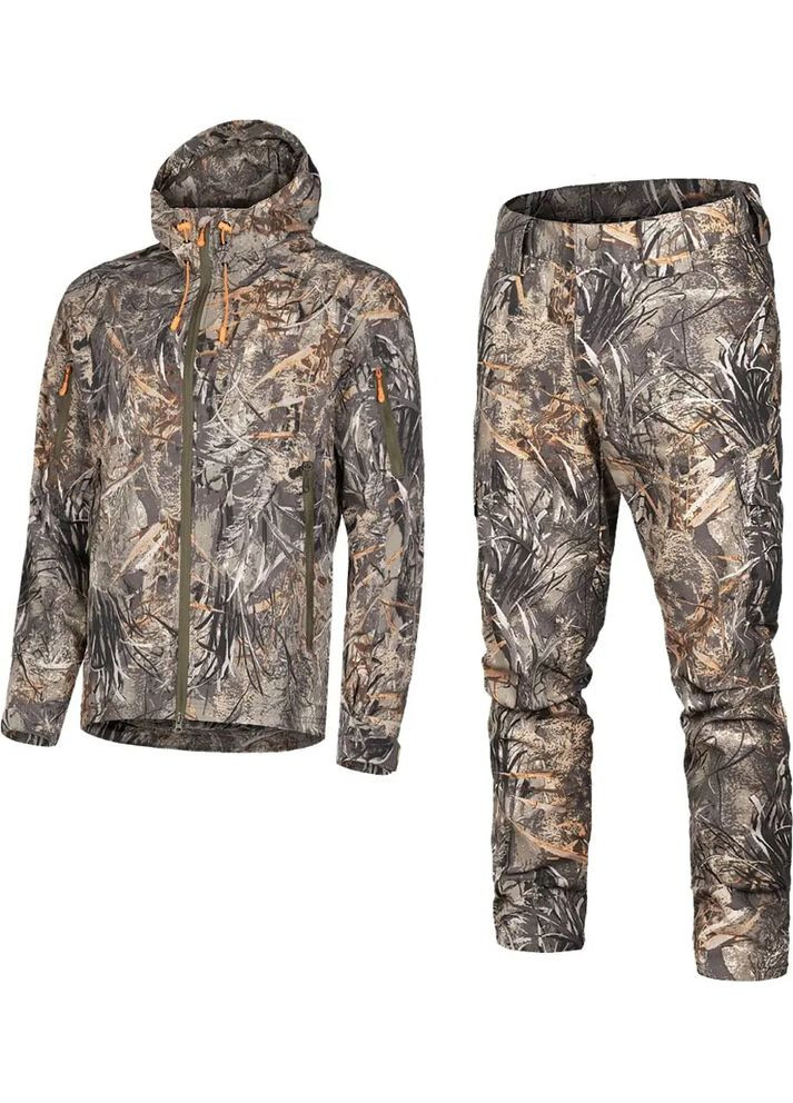 Комбінований демісезонний костюм talker poplin камуфляж водойма Camotec