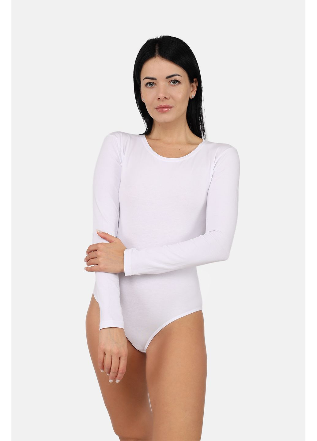 Боді з довгим рукавом жіночий колір білий CB-00285799 Onurel (367017704)