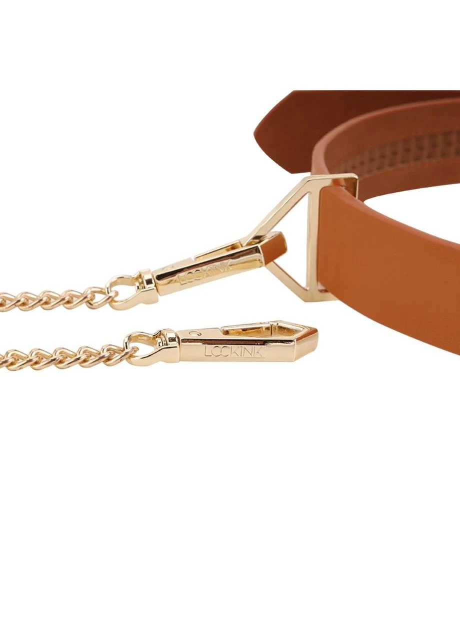 Поводок Tied Collar with Leash Set Brown Lockink (315012729)