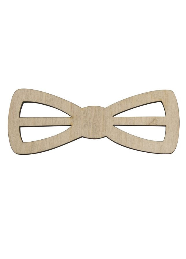 Заготовка "Галстук Бант" 1, фанера, 11х4,3см, 5шт, TALENT Rosa (340460197)