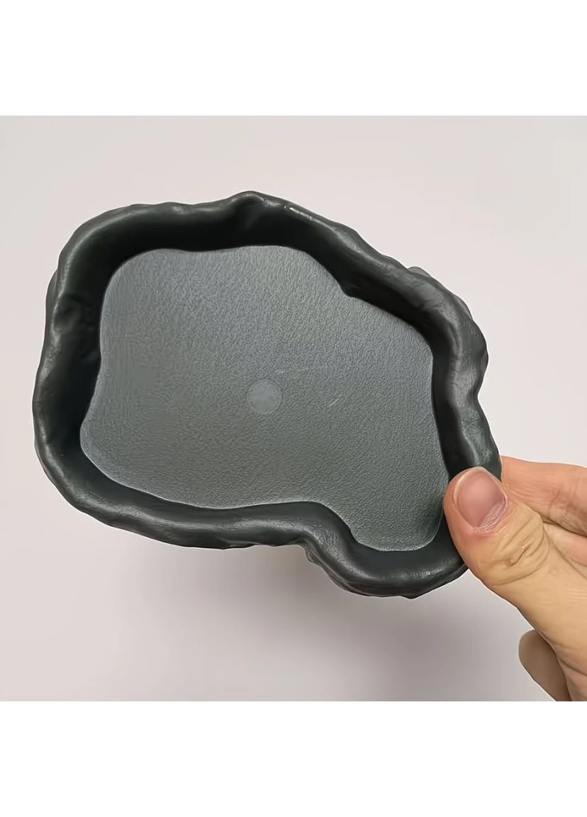 Годівниця поїлка для рептилій Кам’яний Оазис 12 × 15.5 см, аксесуари для тераріумів No Brand (387106657)