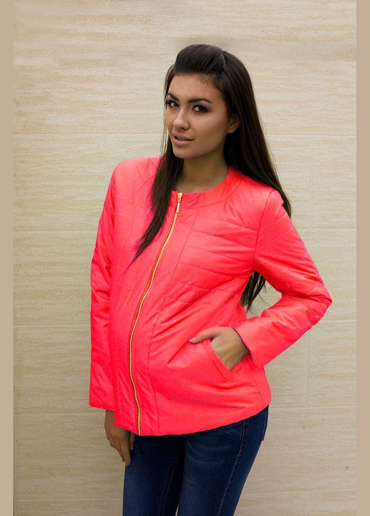 Коралловая демисезонная куртка 1523 0000 Dianora