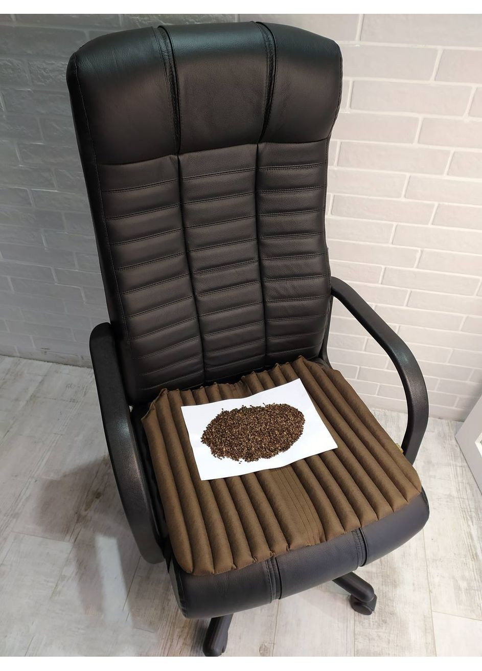 Эргономичная подушка EKKOSEAT на кресло руководителя (СИДЕНИЕ). Коричневый. SF-1G-302 Ekko Seat (353718760)