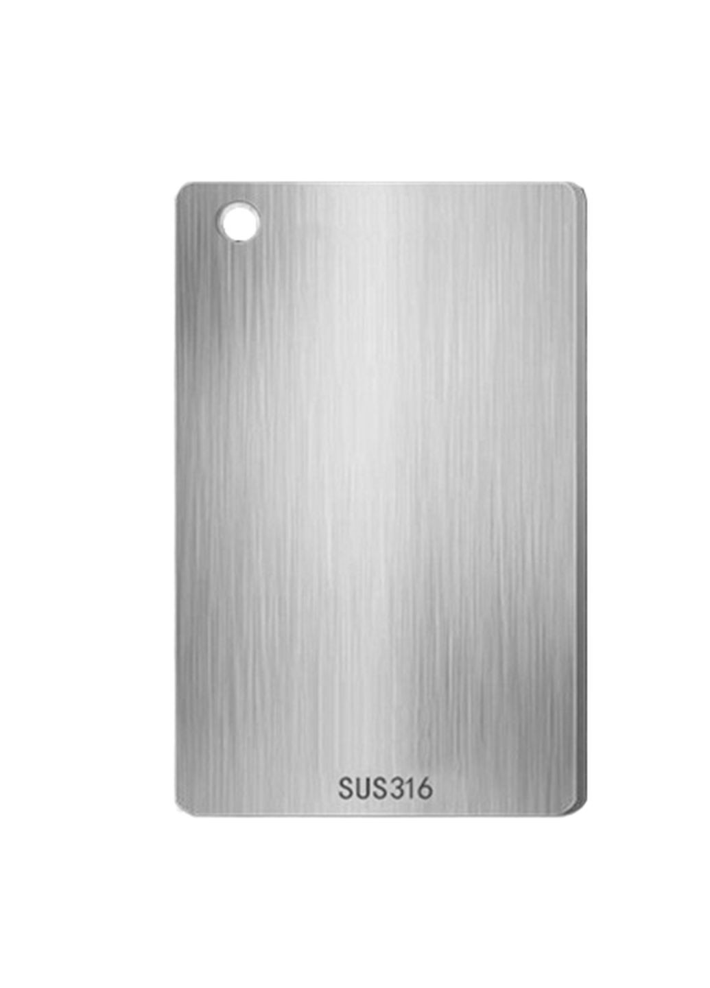 Универсальная кухонная доска для ежедневного использования нержавеющая сталь 25×15 см No Brand (348430971)