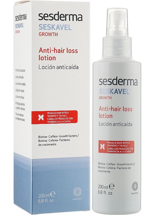 Лосьйон проти випадіння волосся Seskavel Anti-Hair Loss Lotion 200ml (99632-145704) SeSDerma (368744583)
