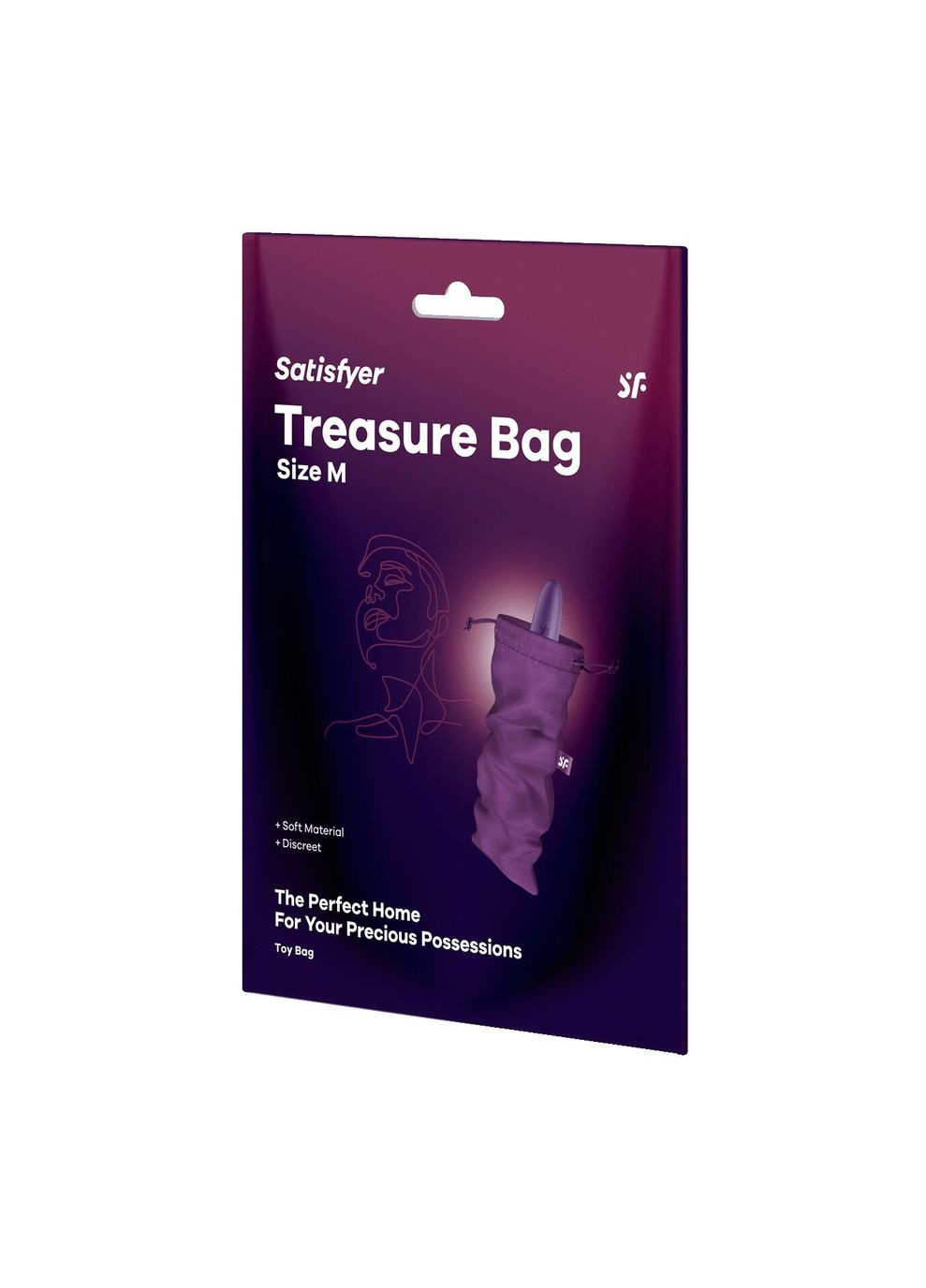 Мешочек для хранения игрушек Treasure Bag M Violet Satisfyer (335395448)